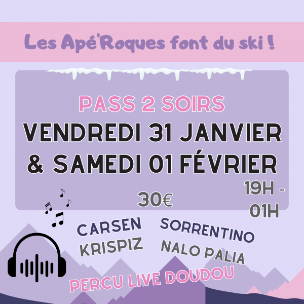 COMPLET - FORFAIT 2 SOIRS