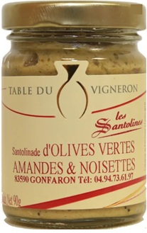 Tartinade Olives Vertes, Amandes & Noisettes 90g