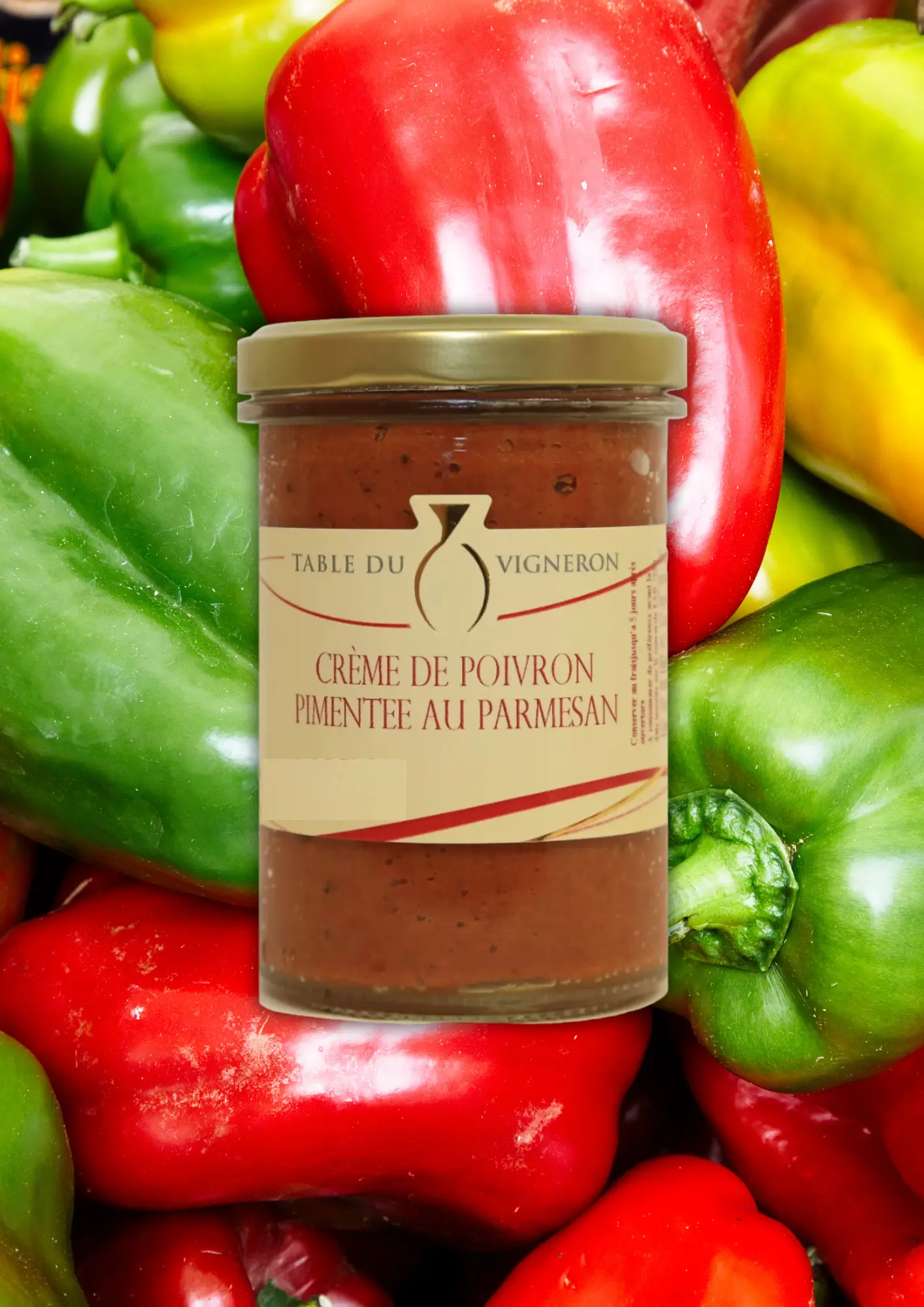 Crème de Poivron pimentée au Parmesan 90 g