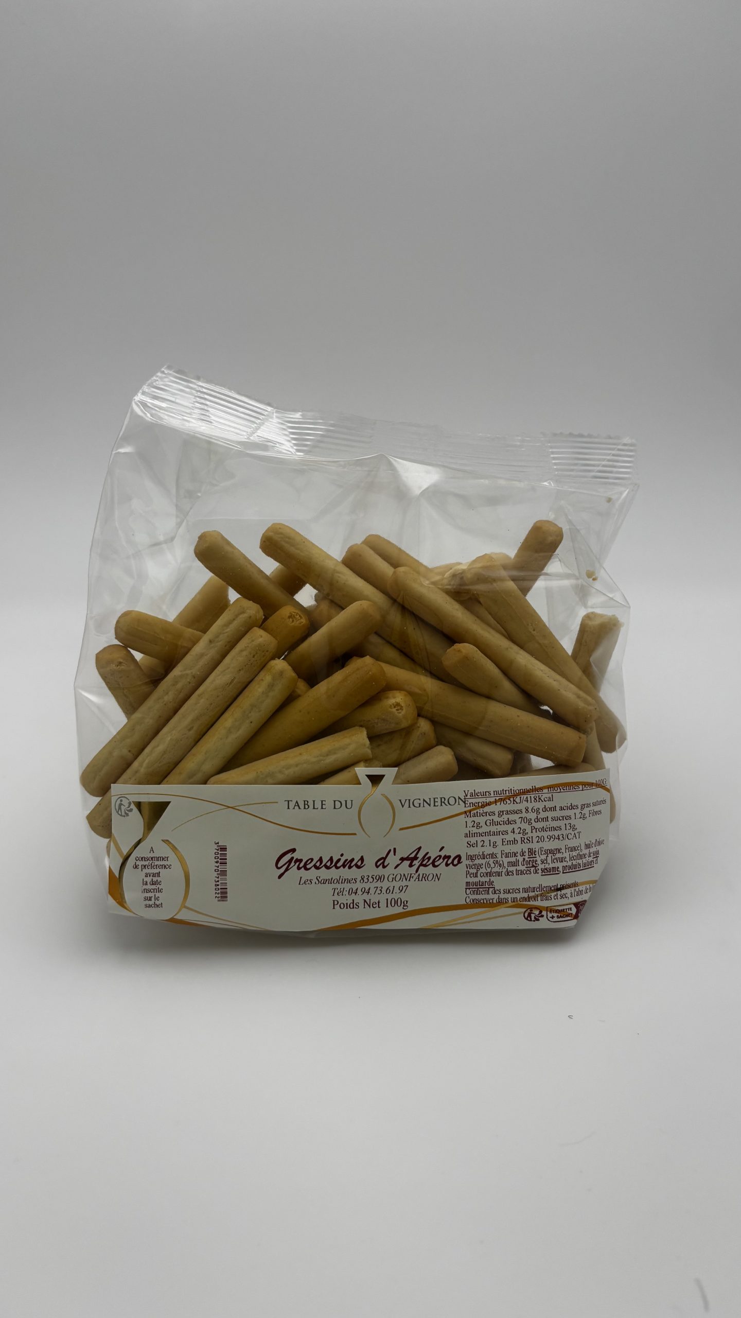 Gressins d'Apéro 100g
